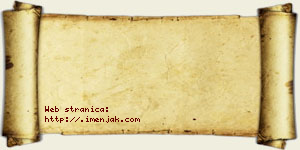 Una Virijević vizit kartica